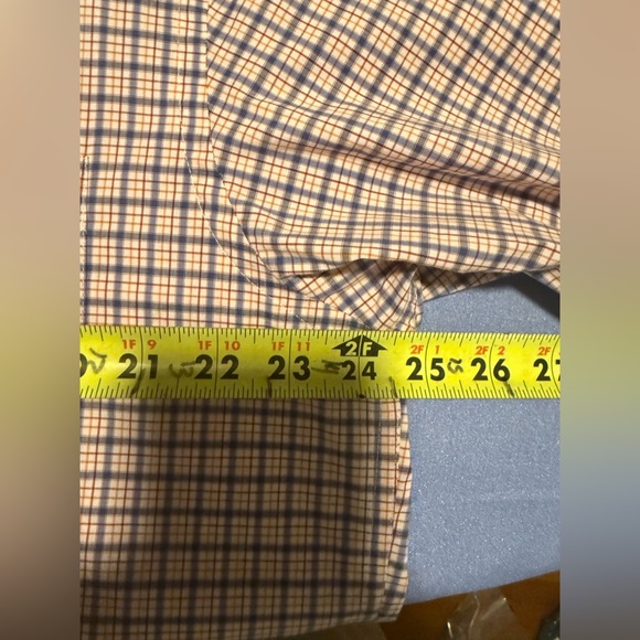 Orvis Casual Button Down Shirt in Blue and Red - Picture 4 of 5